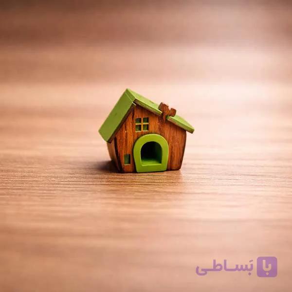 مداد تراش طرح کلبه چوبی مینیمال — تصویر 1