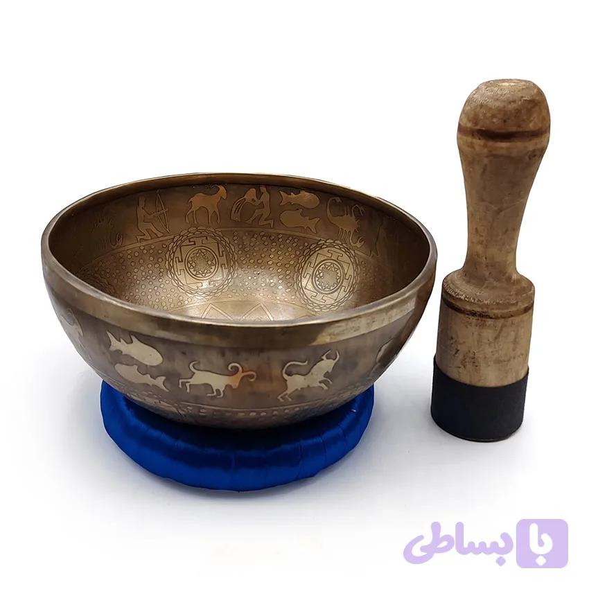 کاسه تبتی دستساز نپالی 23cmکد 110097 — تصویر 1