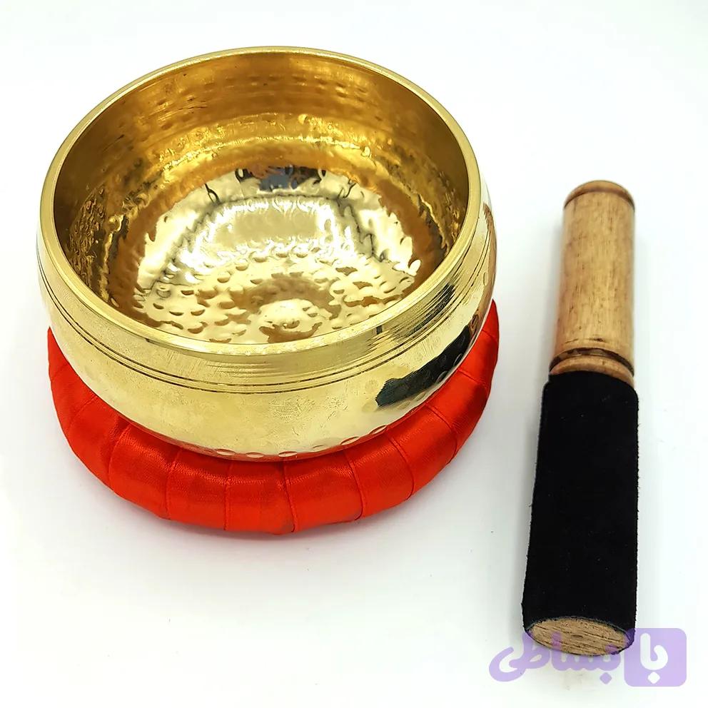 کاسه تبتی چکشی براق 14cm — تصویر 1