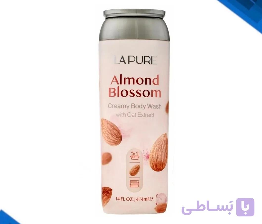 شامپو بدن کرمی لیپور حاوی عصاره جو دوسر مدل شکوفه بادام Almond Blossom