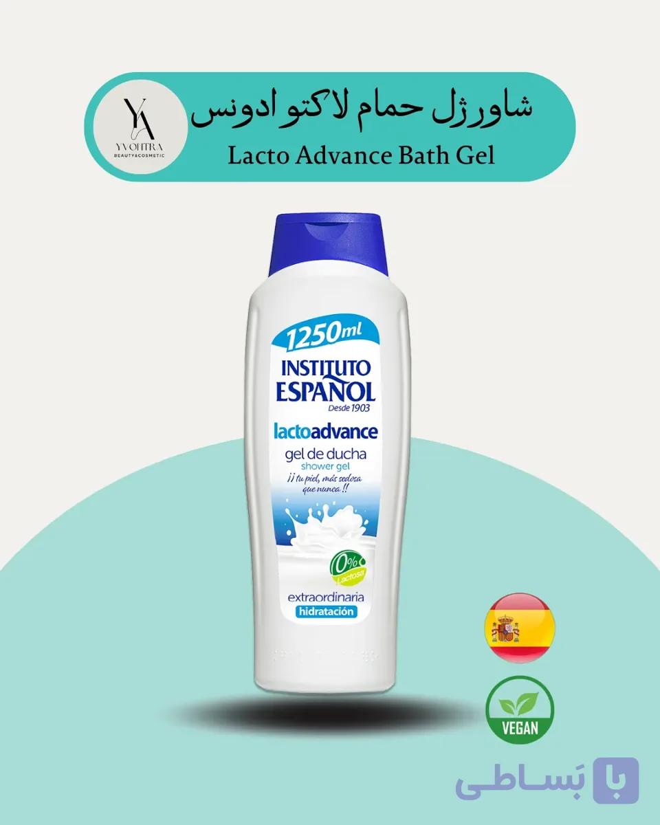 شامپو بدن پروتئین شیر Lacto Advance اسپانول حجم 1250 میل