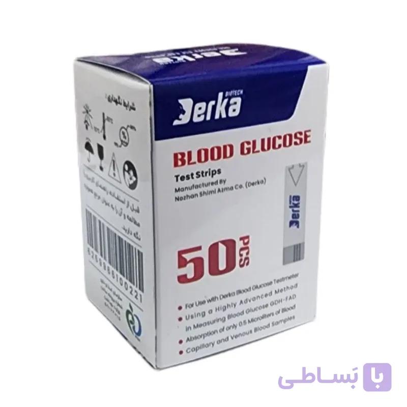 نوار تست قند خون درکا 50 عددی مدل D50