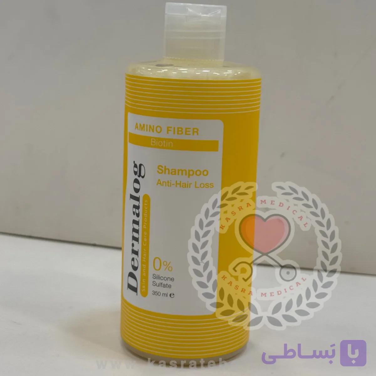 شامپو ضدریزش مناسب انواع مو درمالوگ حجم 350 میلی لیتر