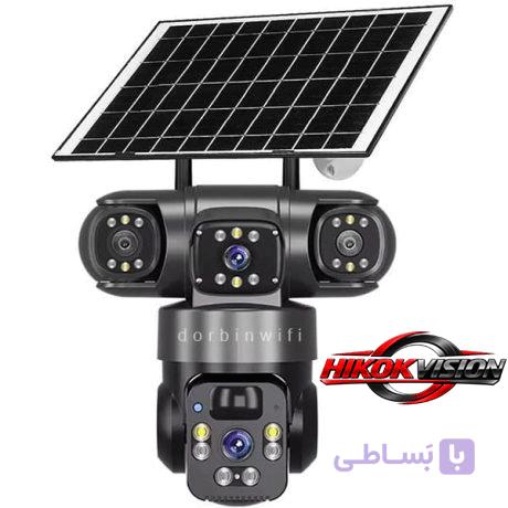 دوربین مداربسته مینی اسپید دام سیمکارتی 3لنز HIKOKVISION-هایکوک ویژن — تصویر 1