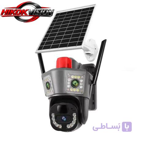 دوربین سولار سیمکارتی سه لنز تک پنل HIKOKVISION-هایکوک ویژن