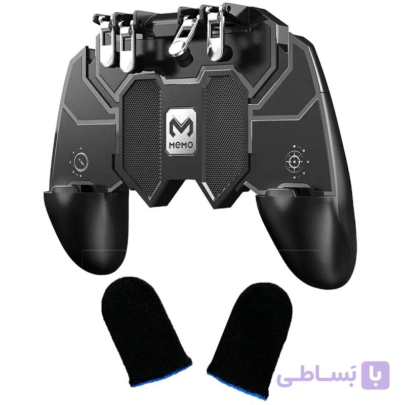 دسته بازی PubG ممو مدل AK66 به همراه آستین کنترل کننده انگشت کدk23914 — تصویر 1