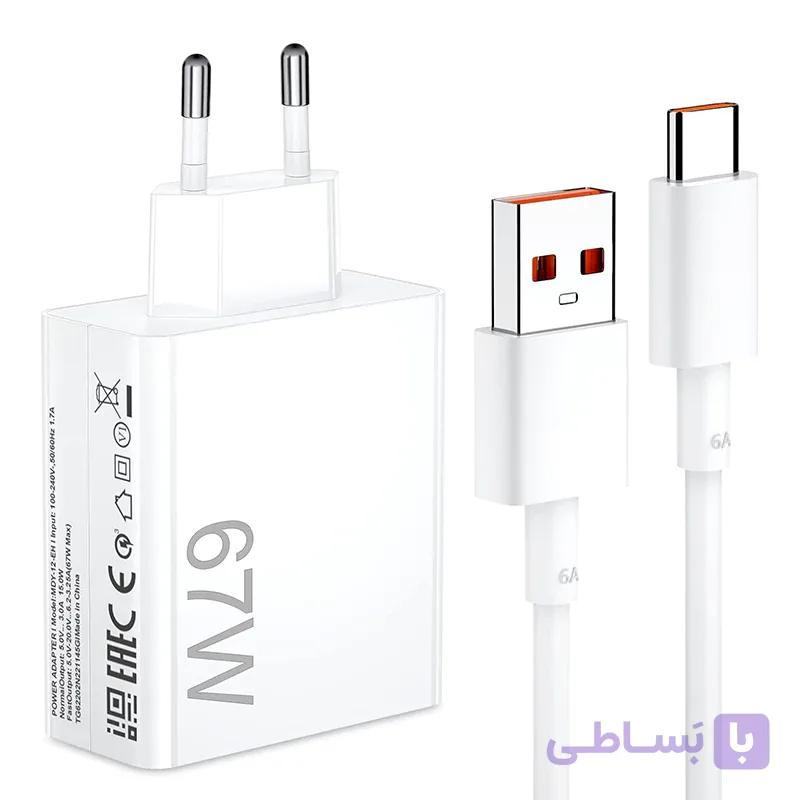 فست شارژر 67 واتی شیائومی MDY-14-EW — تصویر 1