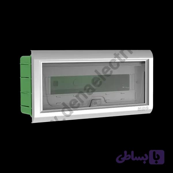 جعبه فیوز 16 عددی درب دار توکار با شین نول و ارت (9 کانال) — تصویر 1