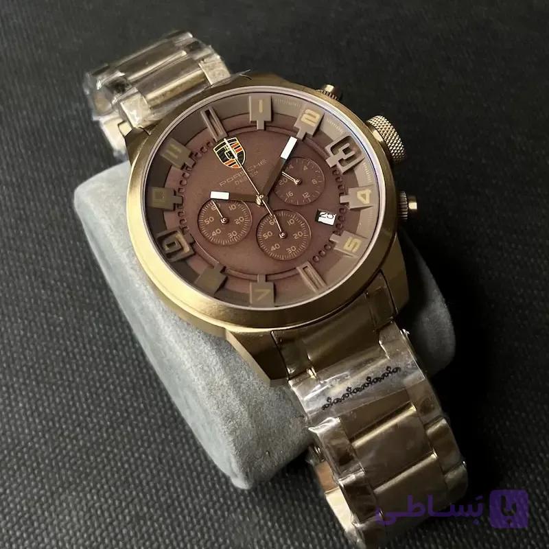 ساعت مردانه پورشه دیزاین سه موتور ژاپن کد (1013) — تصویر 1