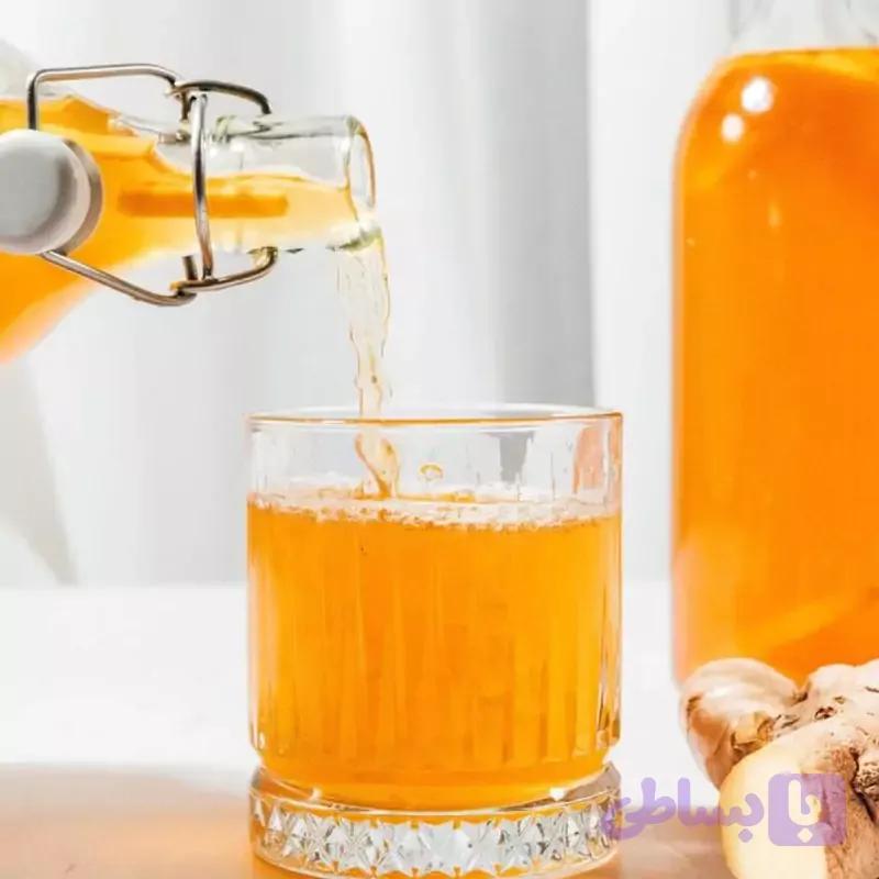 نوشیدنی کامبوجا زنجبیل یک لیتری