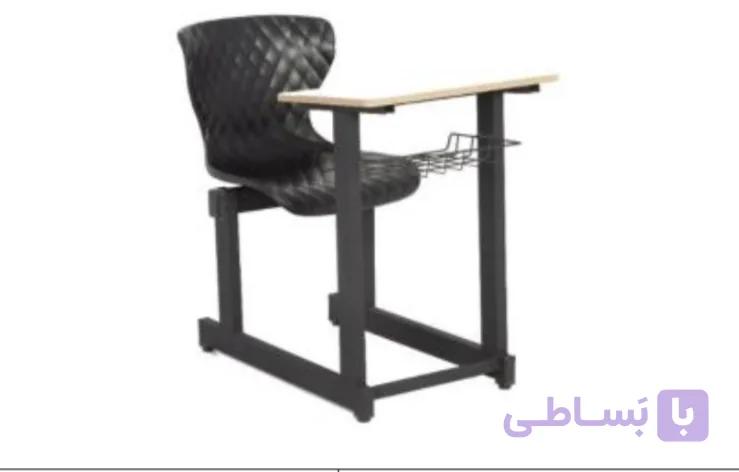 صندلی آموزشی تک نفره همراه جاکتابی