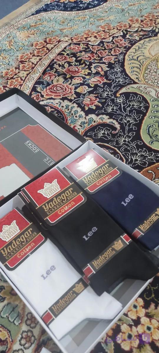 جوراب ساقدار مدل lee نخ پنبه کش روس — تصویر 1