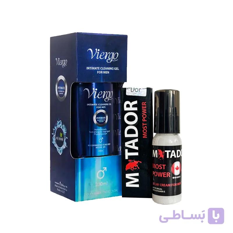 پک کرم ماتادور گلد و ژل بهداشتی ویرگو مردانه