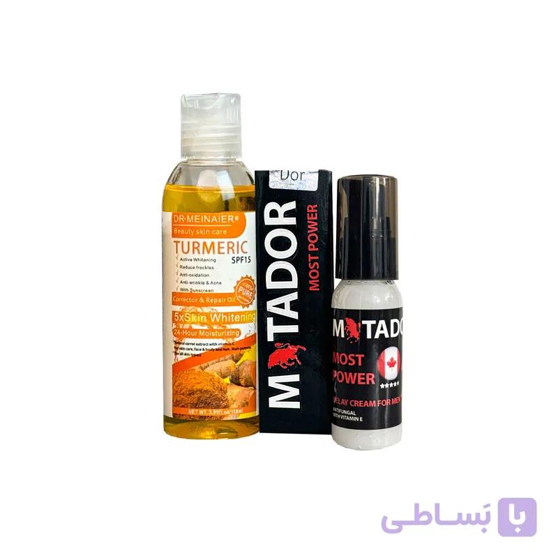 پک کرم ماتادور گلد و روغن ماساژ دکتر مینایر با 6 رایحه متنوع — تصویر 1