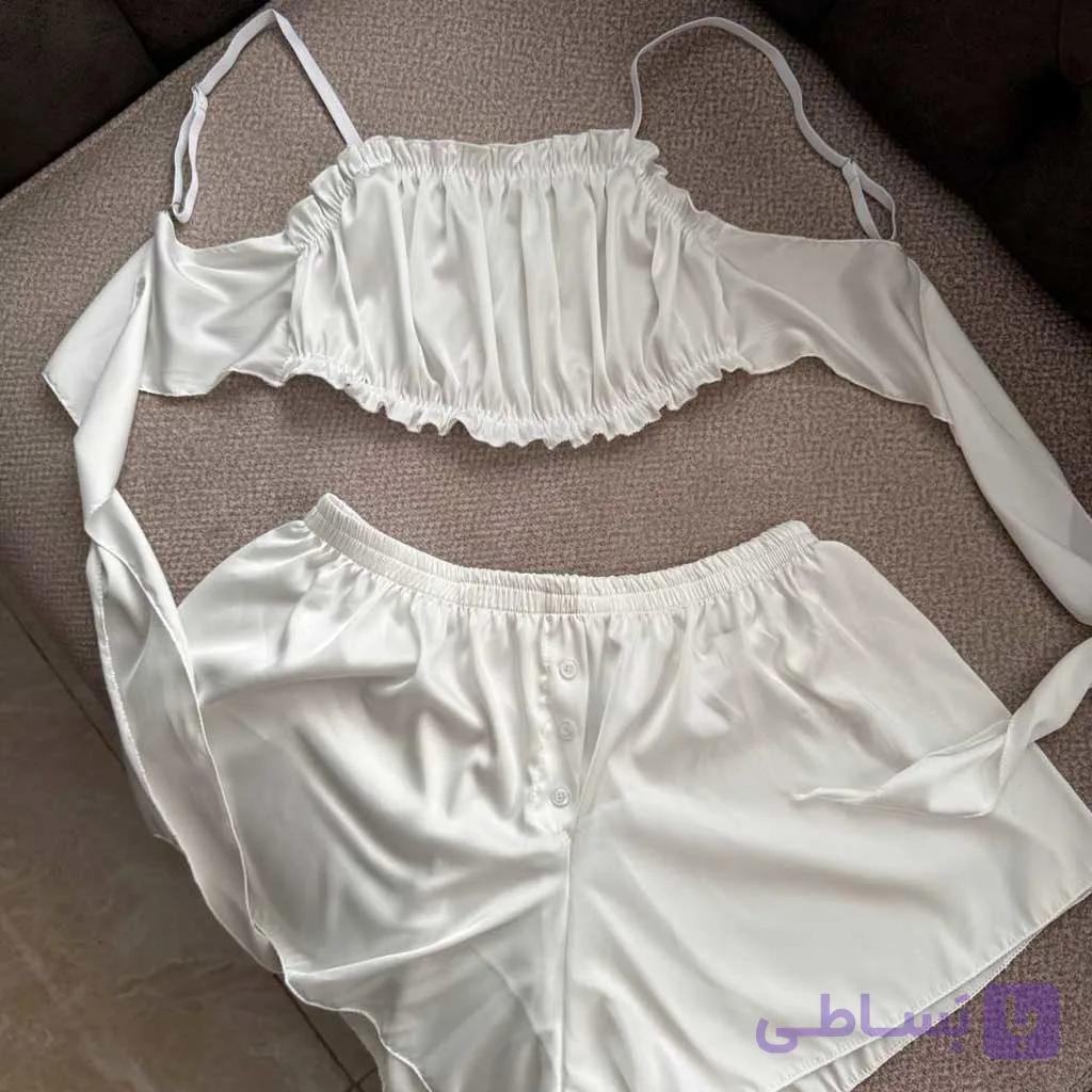 پیراهن پشت گره ای کد 77115 — تصویر 1