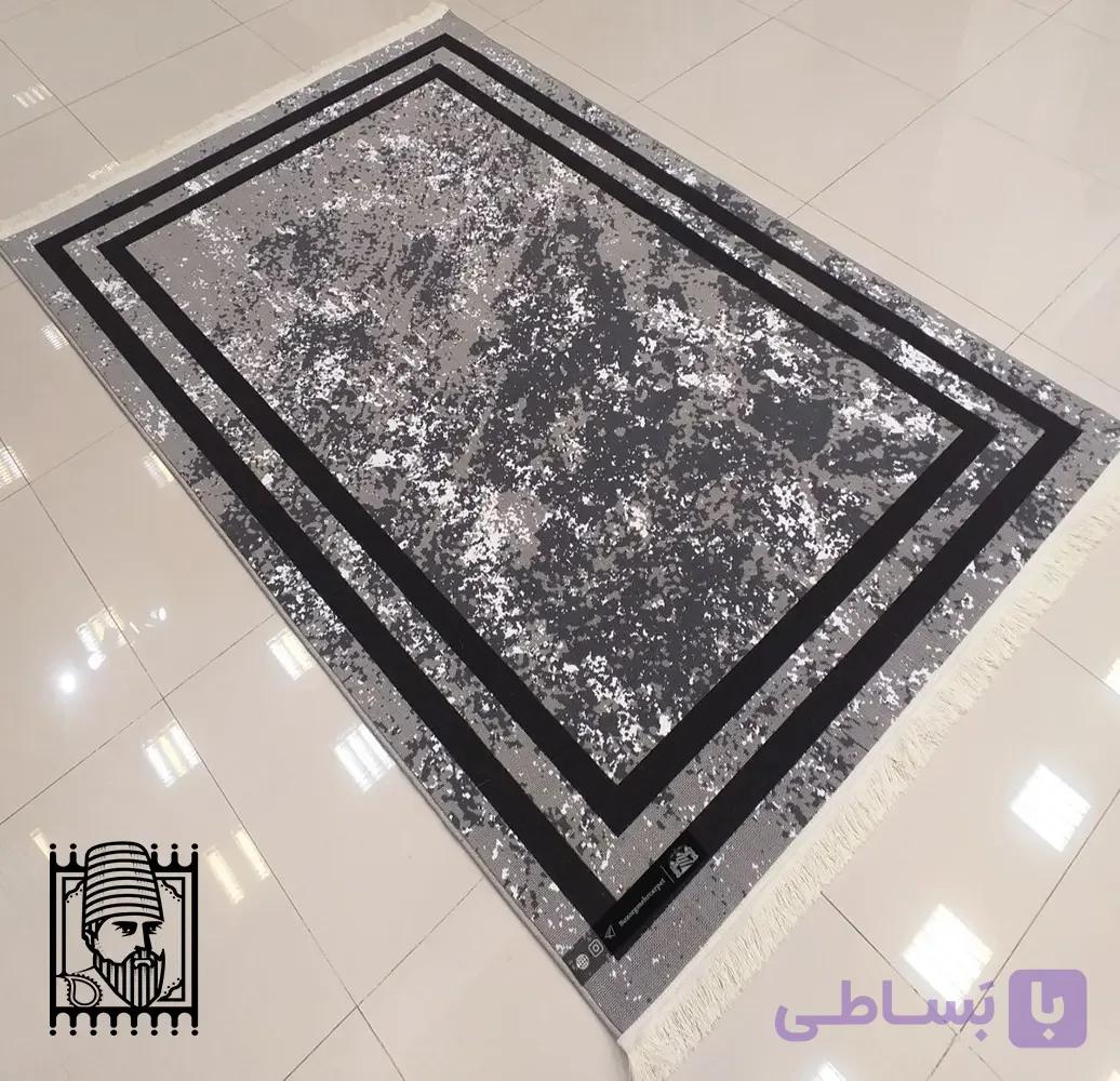 گلیم فرش طوسی کد 22282