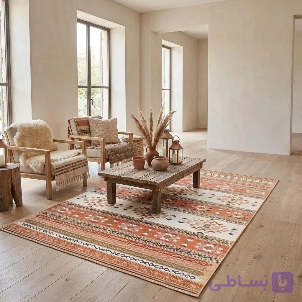گلیم فرش کد 22066 — تصویر 1