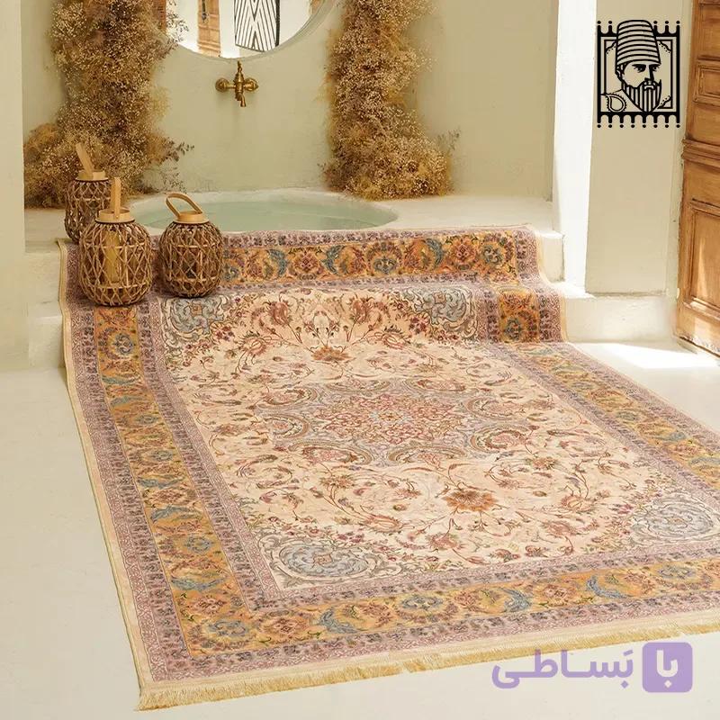 فرش طرح دستباف 1240 شانه کد A1117 — تصویر 1