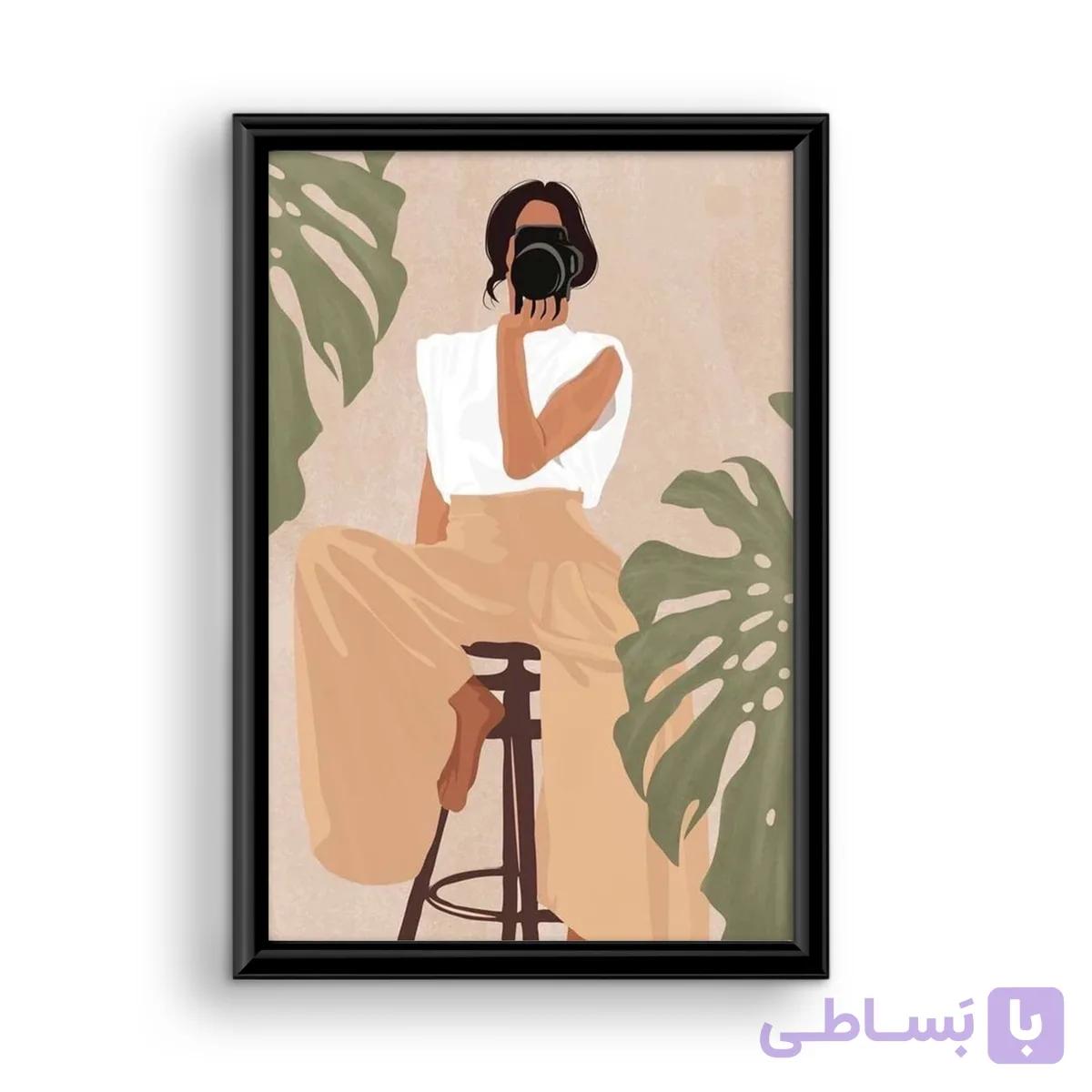 قاب عکس با تصویرزن