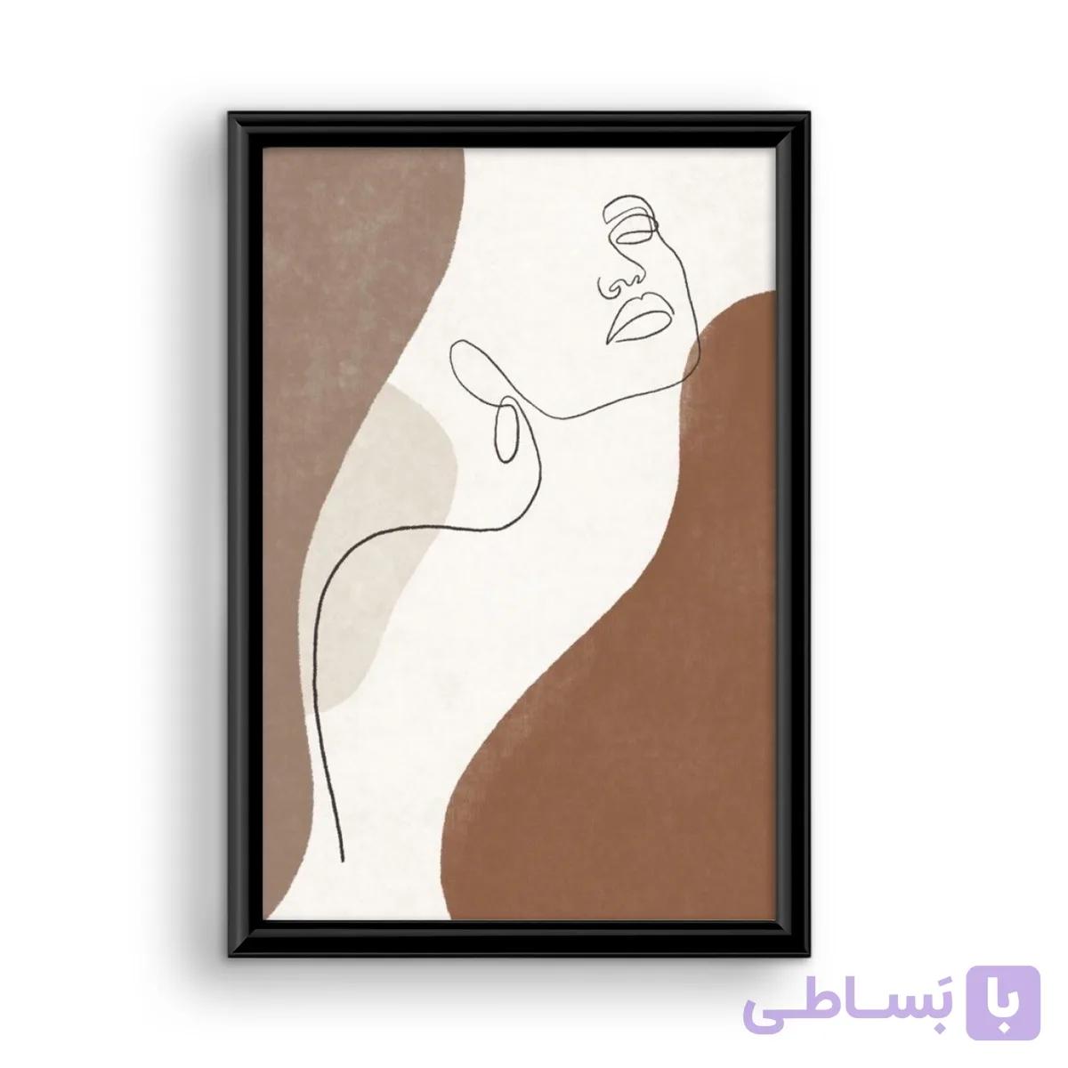 قاب عکس دکوراتیو رنگ خاکی