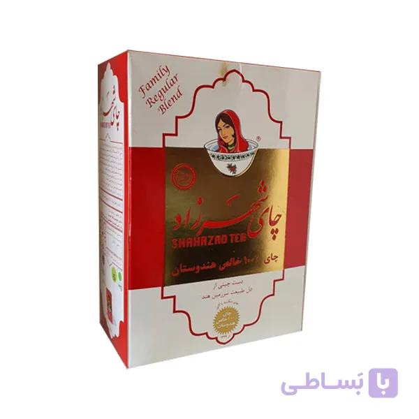 چای ساده شهرزاد پاکت قرمز هندوستان 400 گرم
