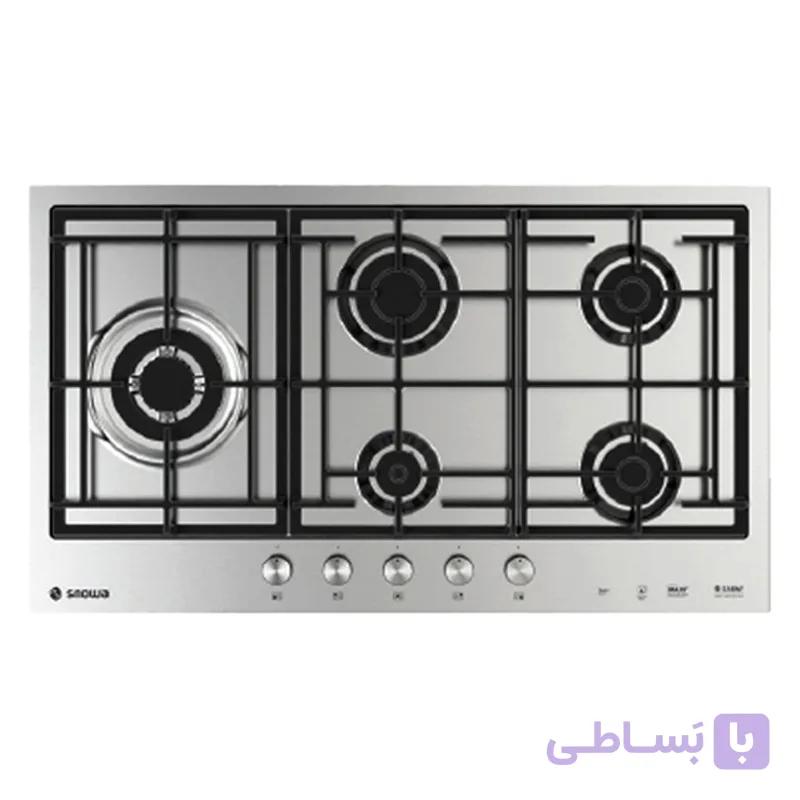 اجاق گاز صفحه‌ای پنج شعله اسنوا مدل SS-195101