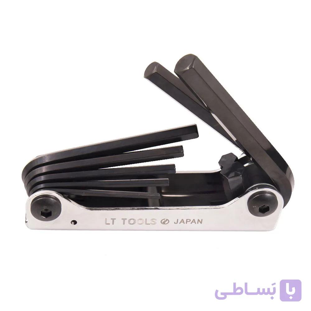 آچار آلن 7 عددی شش گوش چاقویی لایت مدل 1-009 — تصویر 1