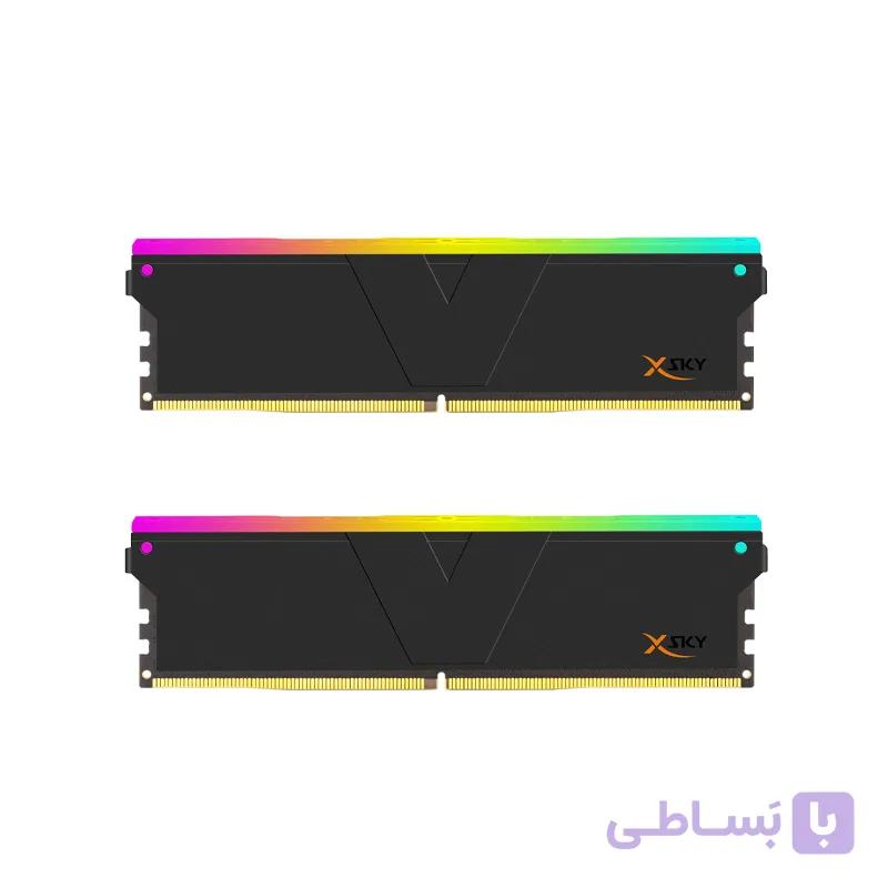 رم وی کالر مدل Xsky RGB 32GB (2x16GB) DDR5 6000MHz CL28 — تصویر 1