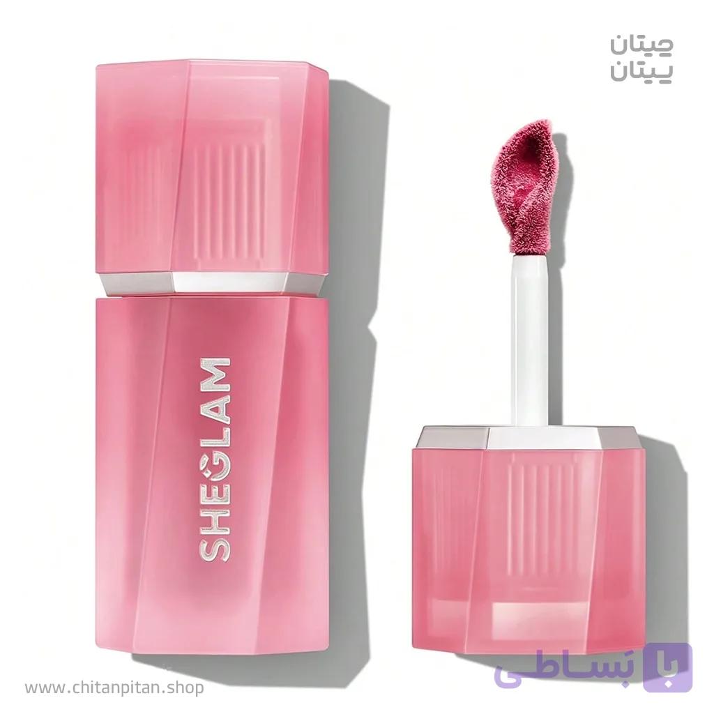 رژلب و رژگونه مایع مات شیگلم mousse texture رنگ light work 028 — تصویر 1