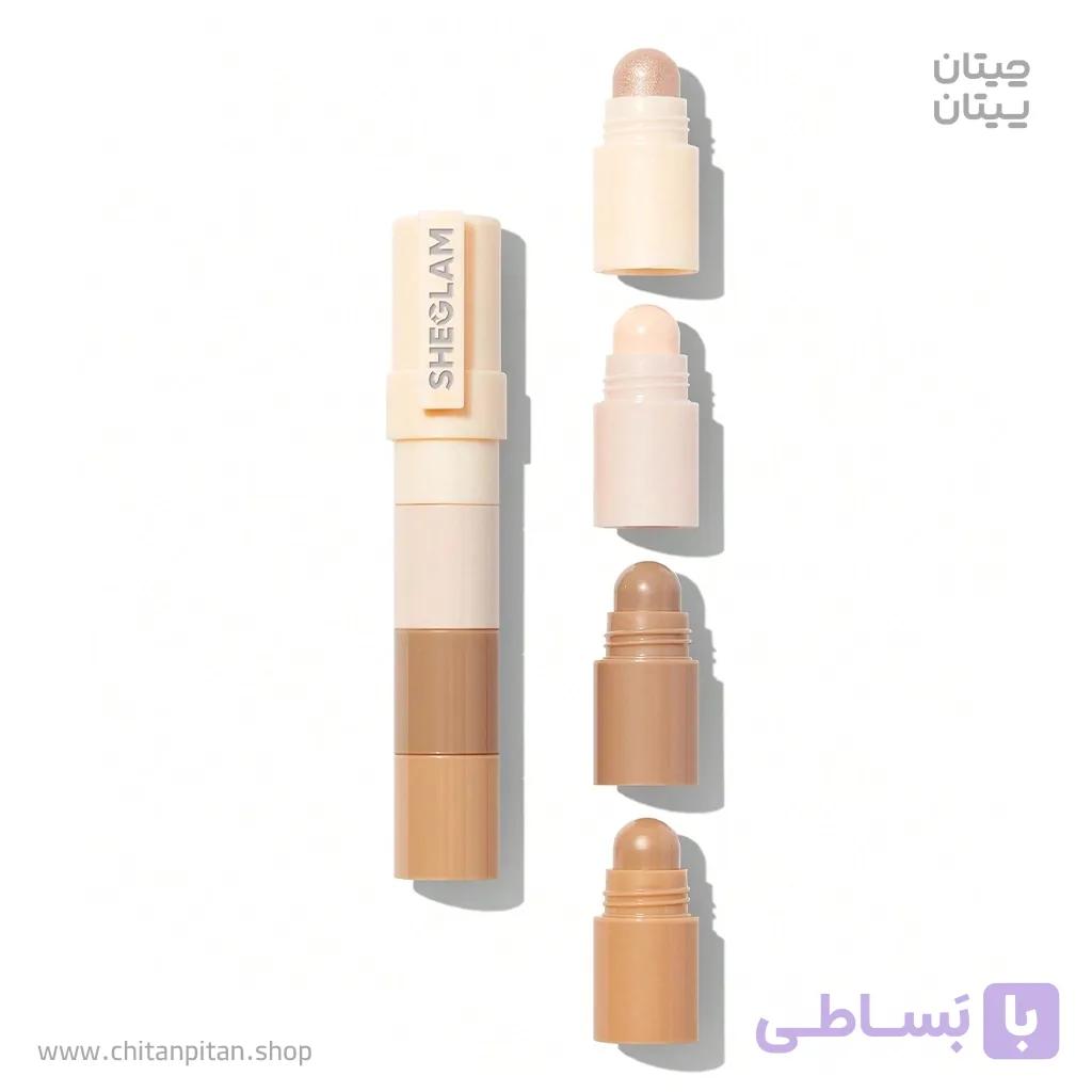 مداد هایلایتر و کانتور چندکاره شیگلم Multi Glam Face Pen رنگ Tan — تصویر 1