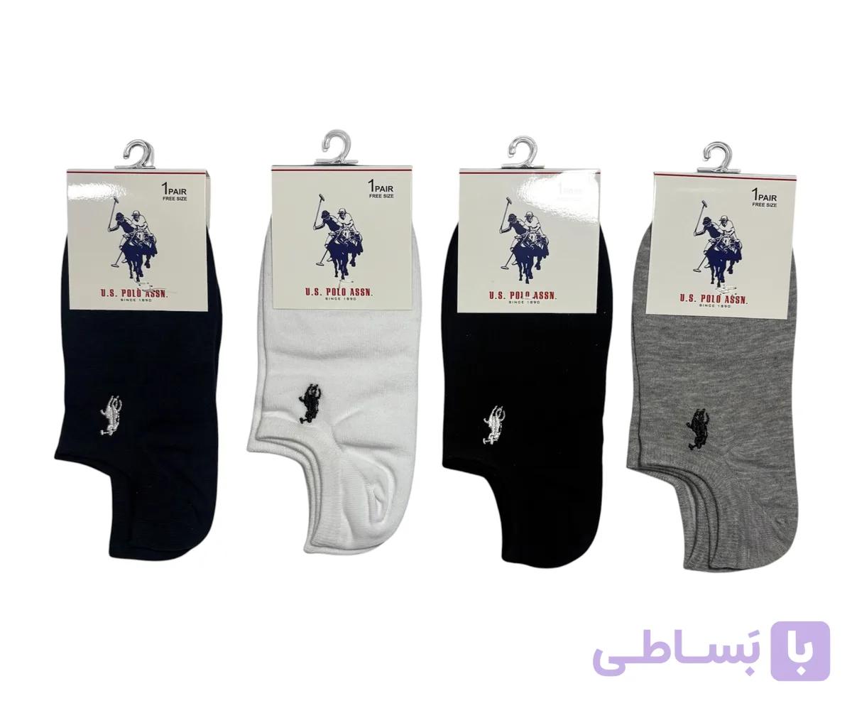 جوراب اسپرت نخ پنبه درجه یک مچی مردانه گلدوزی POLO