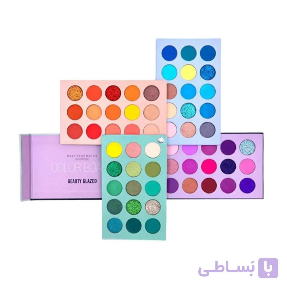 پالت سایه کشویی 60 رنگ Color Board بیوتی گلیزد