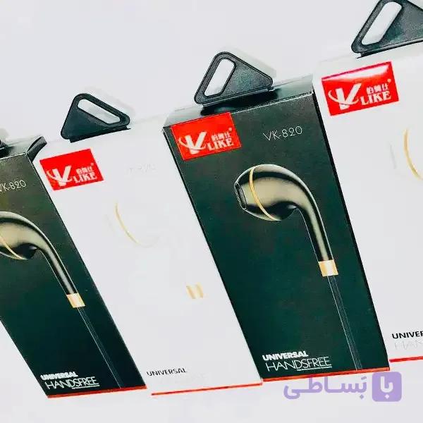 هندزفری سیمی VLike VK820 — تصویر 1