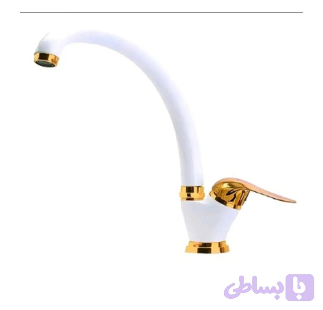 شیر ظرفشویی اردکی سفید طلا ویان