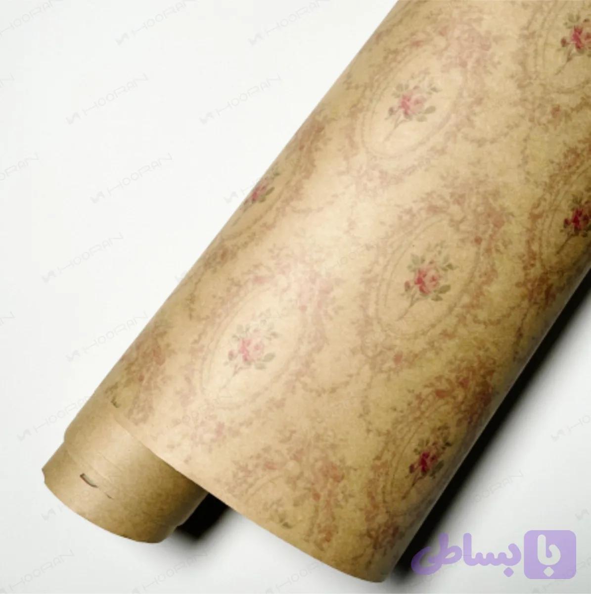 کاغذ کرافت رولی آماده طرح آینه — تصویر 1
