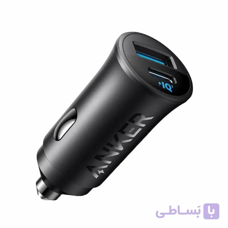 فندکی 30 وات انکر  Anker Dual Port Car Charger A2741H11 — تصویر 1