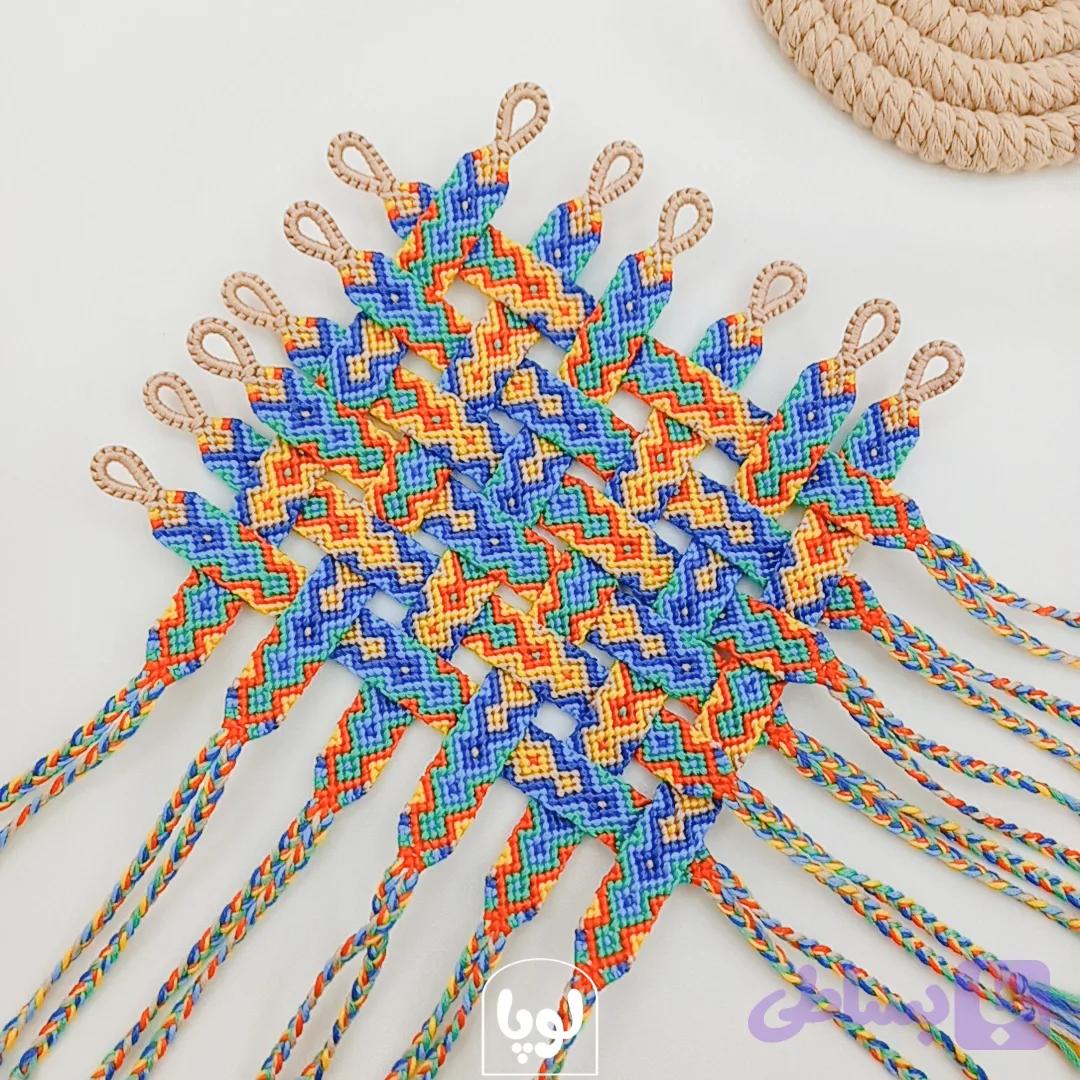 دستبند دوستی دخترانه طرح چشمه پریسماتیک