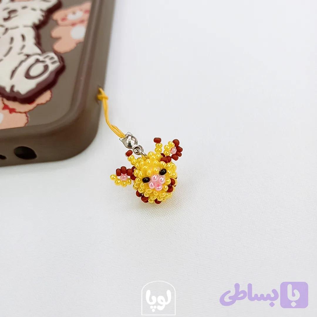 آویز موبایل منجوقی زرافه