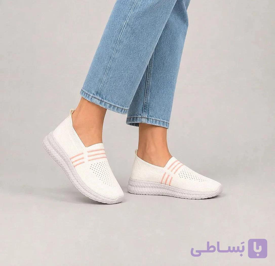 کفش کتونی بافتی جورابی زنانه دخترانه کد ۱۰۸