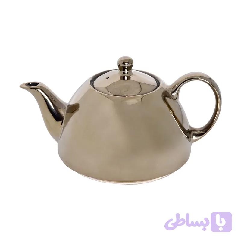 قوری چینی مدل کف نقره ای — تصویر 1