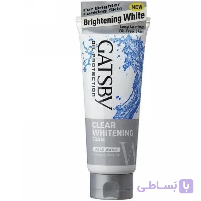 فیس واش گتسبی Clear Whitening روشن کننده پوست (120 گرم) — تصویر 1