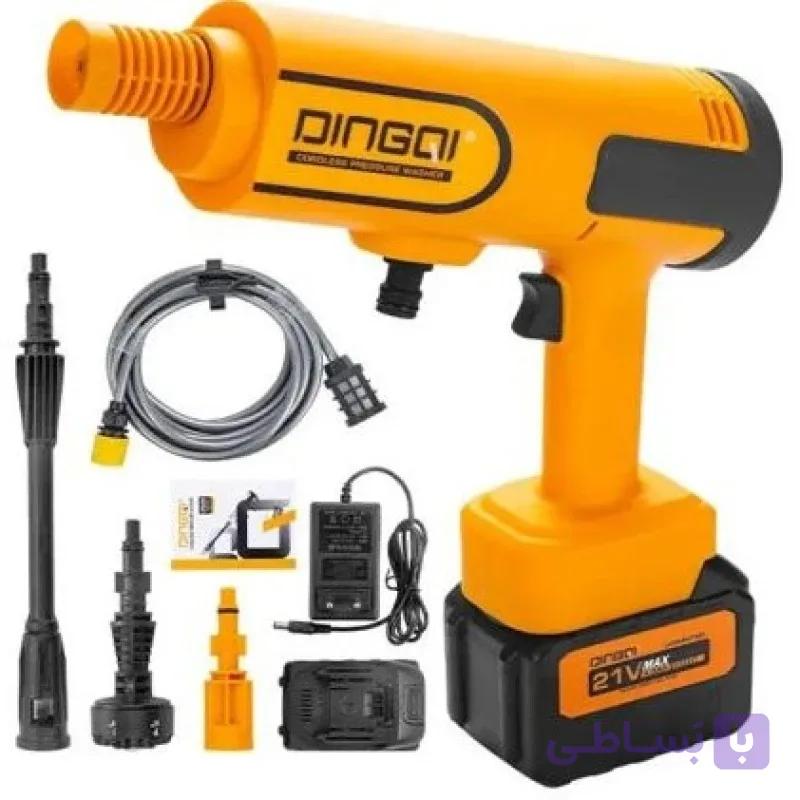 کارواش شارژی تک باطری 21 ولت 250 وات دینگشی DINGQI مدل JE09001 — تصویر 1