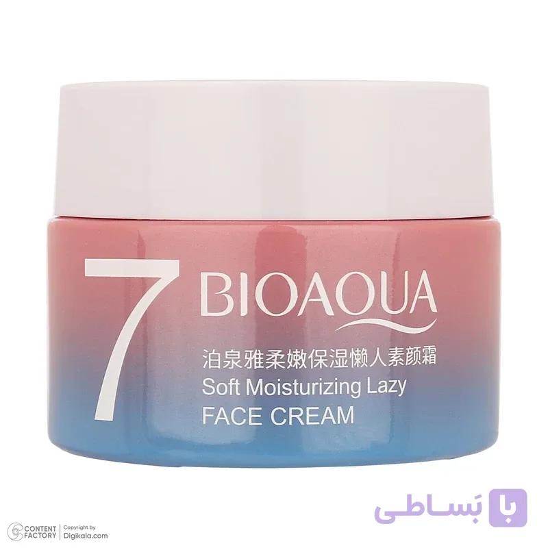 کرم مرطوب کننده صورت بی آکوا انواع پوست 50 گرم — تصویر 1