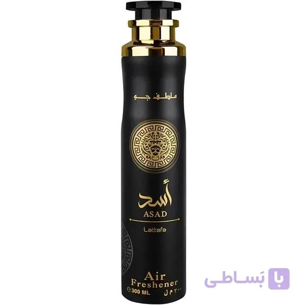 خوشبوکننده هوا لطافه اسد مشکی رایحه عربی 300 میلی — تصویر 1