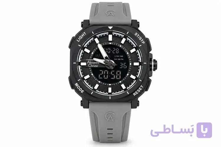 ساعت مچی مردانه الکساندر کریستی خاکستری مدل 9501 — تصویر 1