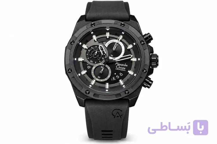 ساعت مچی مردانه الکساندر کریستی مشکی مدل 6506 — تصویر 1