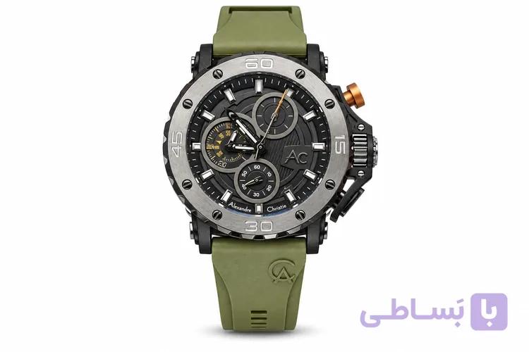 ساعت مچی مردانه الکساندر کریستی زیتونی مدل 9205 — تصویر 1