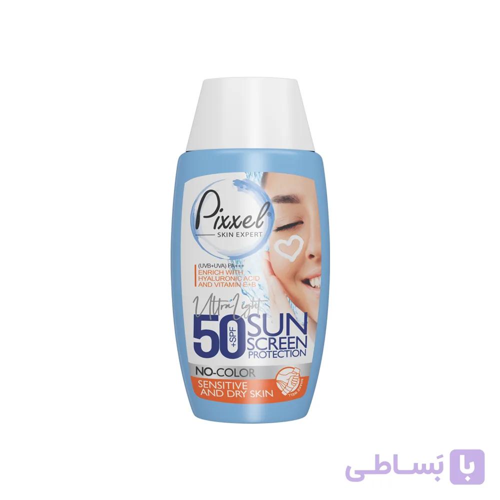 کرم ضد آفتاب مناسب پوست خشک و نرمال پیکسل