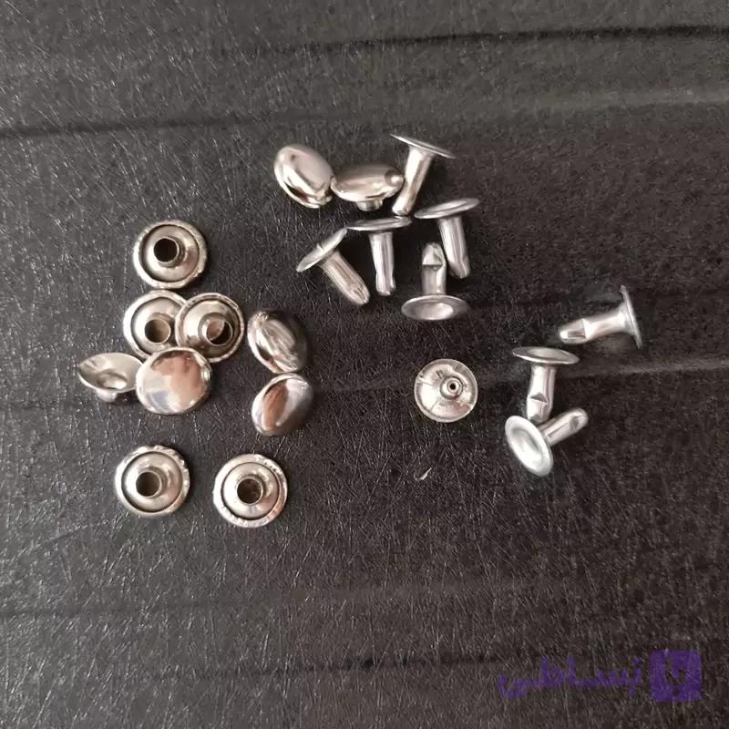 پرچ (دکمه) مخصوص گیره (قفل) تخته شاسی (50+50)عدد