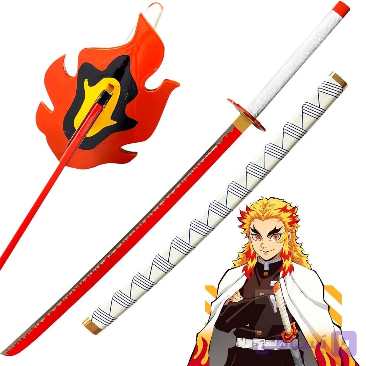 شمشیر کاتانا شعله مدل Kyojuro Rengoku — تصویر 1